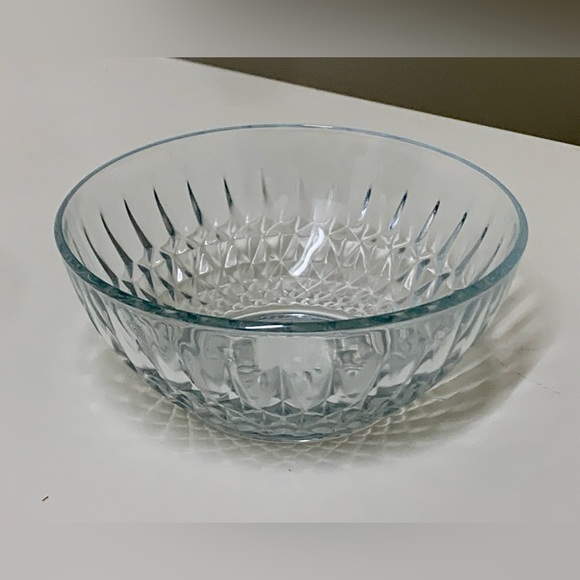 Mid Century Vtg Round Patterned Cut Glass Candy Dish - Picture 13 of 13
